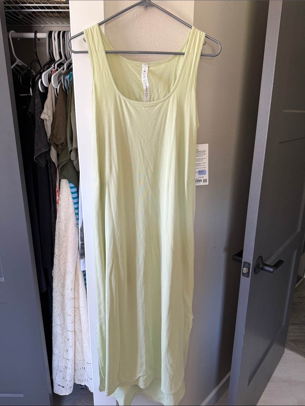 Light Green Sleeveless midi Lululemon Dress